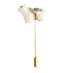 Persian Cat Pin Brooch