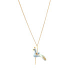 Merry Go Round Small Peacock Necklace