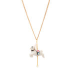 Merry Go Round Small Rabbit Necklace