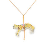 Merry Go Round Cheetah Necklace