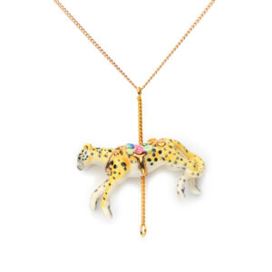 Merry Go Round Cheetah Necklace