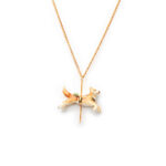 Merry Go Round Small Fox Necklace
