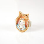 Countess Naia Cat Portrait Ring
