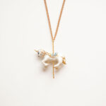 Merry Go Round Small Unicorn Pendant Necklace