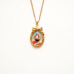Little Lord Crispin Dachshund Dog Cameo Necklace