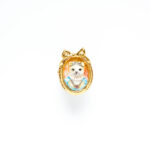 Countess Naia Cat Small Cameo Brooch