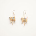 Ginger Cat Earring