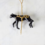 Merry Go Round Black Panther Necklace