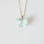 Light Blue Butterfly Necklace