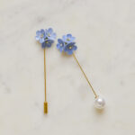 Forget Me Not Pin Brooch