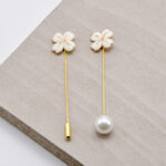 Four Leaf Clover Pin Brooch