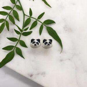 Panda Stud Earrings