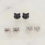 Cat Stud Earrings