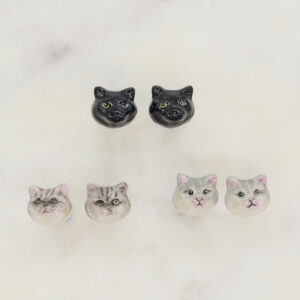 Cat Stud Earrings