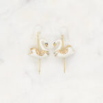 Swan Earrings
