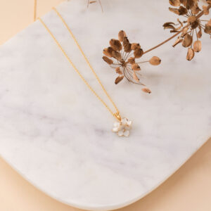 Forget Me Not Cluster Necklace And Earrings - Bridal Jewellery - Necklace only