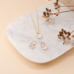 Forget Me Not Necklace And Earrings - Bridal Jewellery