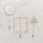 Geometric Pin Brooch
