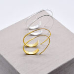 Minimal Geometric Hoop Earrings