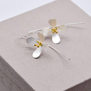 Buttercup Flower Hook Earrings