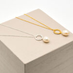 Circle Pearl Necklace