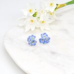 Forget Me Not Cluster Stud Earrings