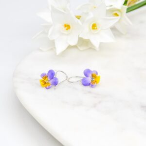 Viola Drop Earrings