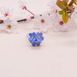 Forget Me Not Adjustable Ring