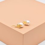 Pearl Leaves Drop Earrings