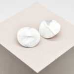 Minimal Geometric Circle Statement Earrings