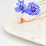Porcelain Mushroom Necklace