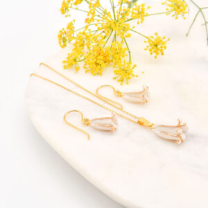 Bluebell Necklace And Earrings - Bridal Jewellery