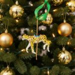 Cheetah Christmas Tree Decoration