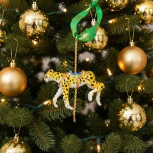 Cheetah Christmas Tree Decoration