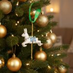 White Rabbit Christmas Tree Decoration