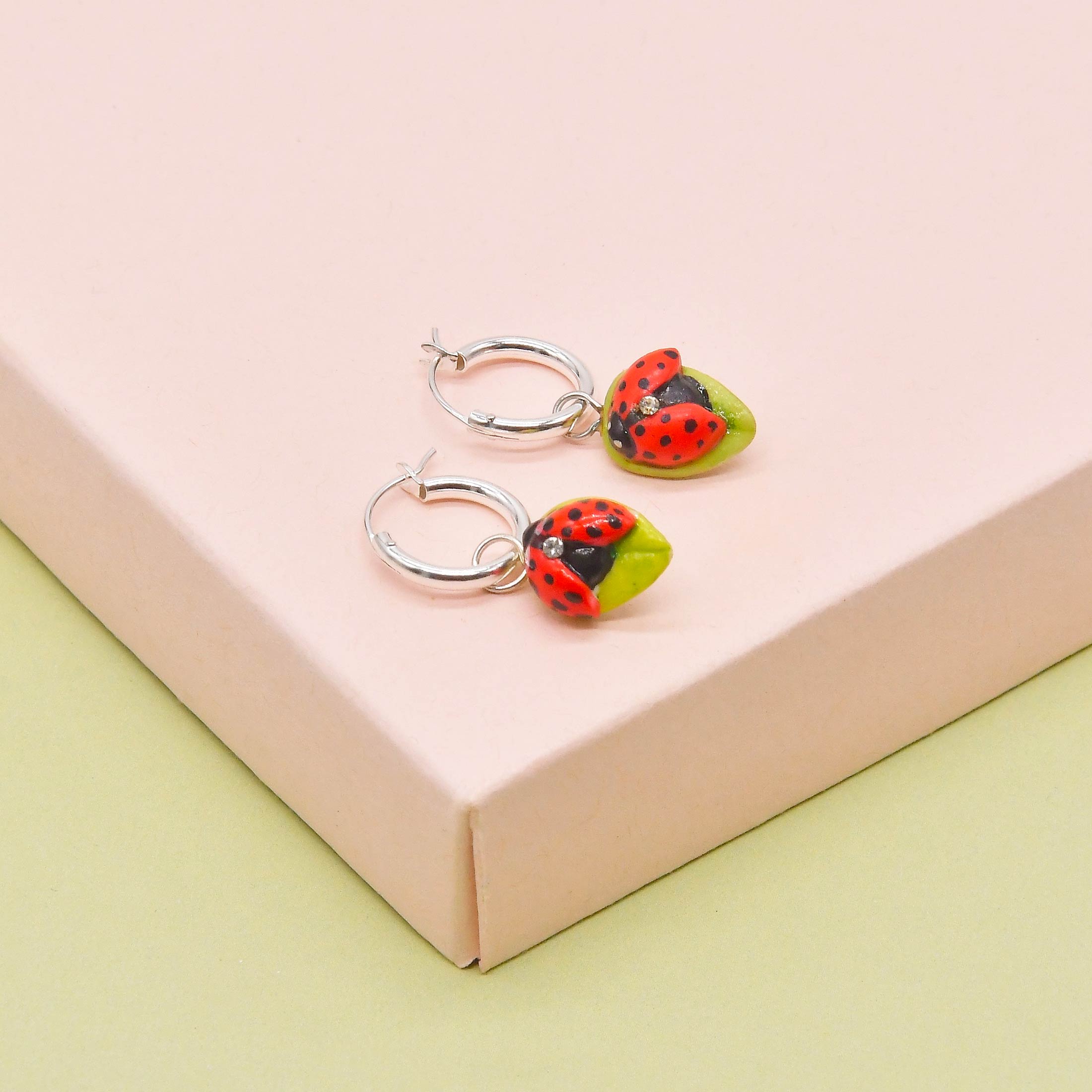 Ladybird Hoop Earring