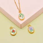Porcelain Birth Flower Charms - Winter