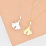 Gingko Leaf Minimalist Necklace